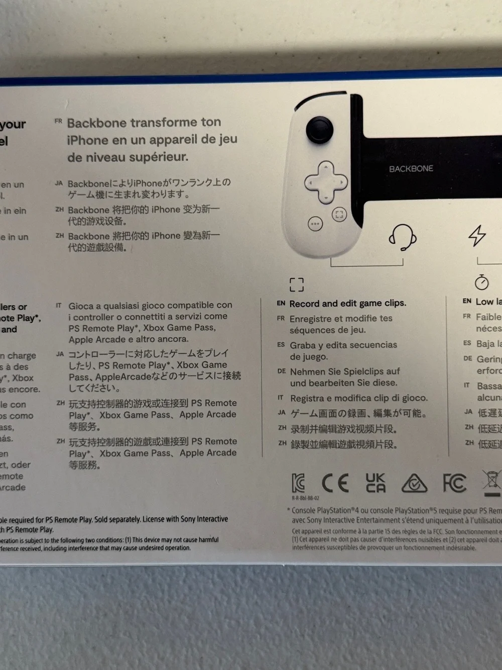 Backbone One PlayStation Edition iPhone Lightning Gaming Controller
